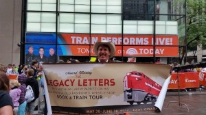 A real live pop-up book signing with Carew and The Legacy Letters on the Today Show! (1)