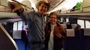 On the train from NYC to Boston everyone is reading The Legacy Letters (4)