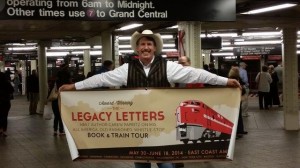 The Legacy Letters can even be read in the subway! (1)