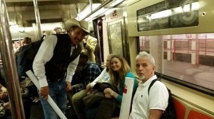 The Legacy Letters can even be read in the subway! (4)