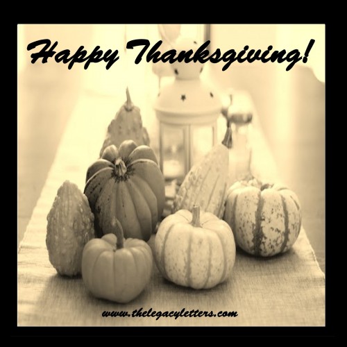 Happy Thanksgiving - The Legacy Letters-1