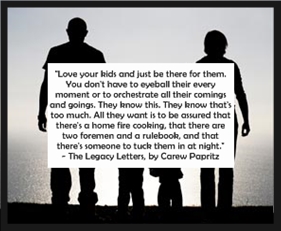 Love your kids and just... - center