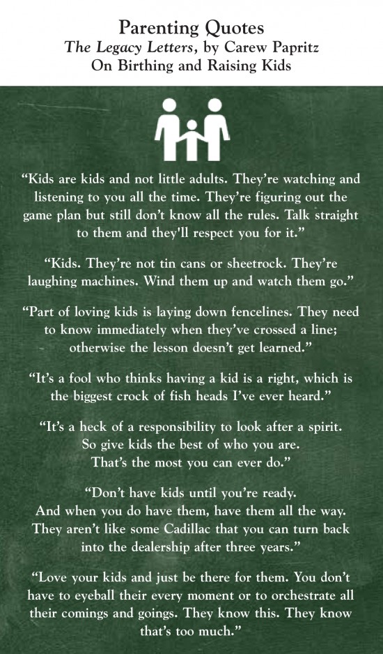 Parenting Quotes - On Birthing and Raising Kids